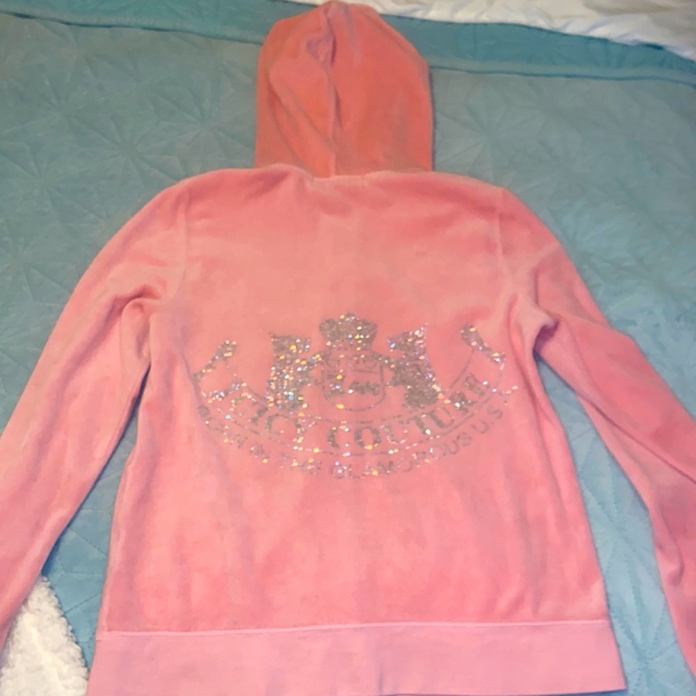 Juicy Couture Velour Track Jacket, Y2K Baby Pink Mean Girls
